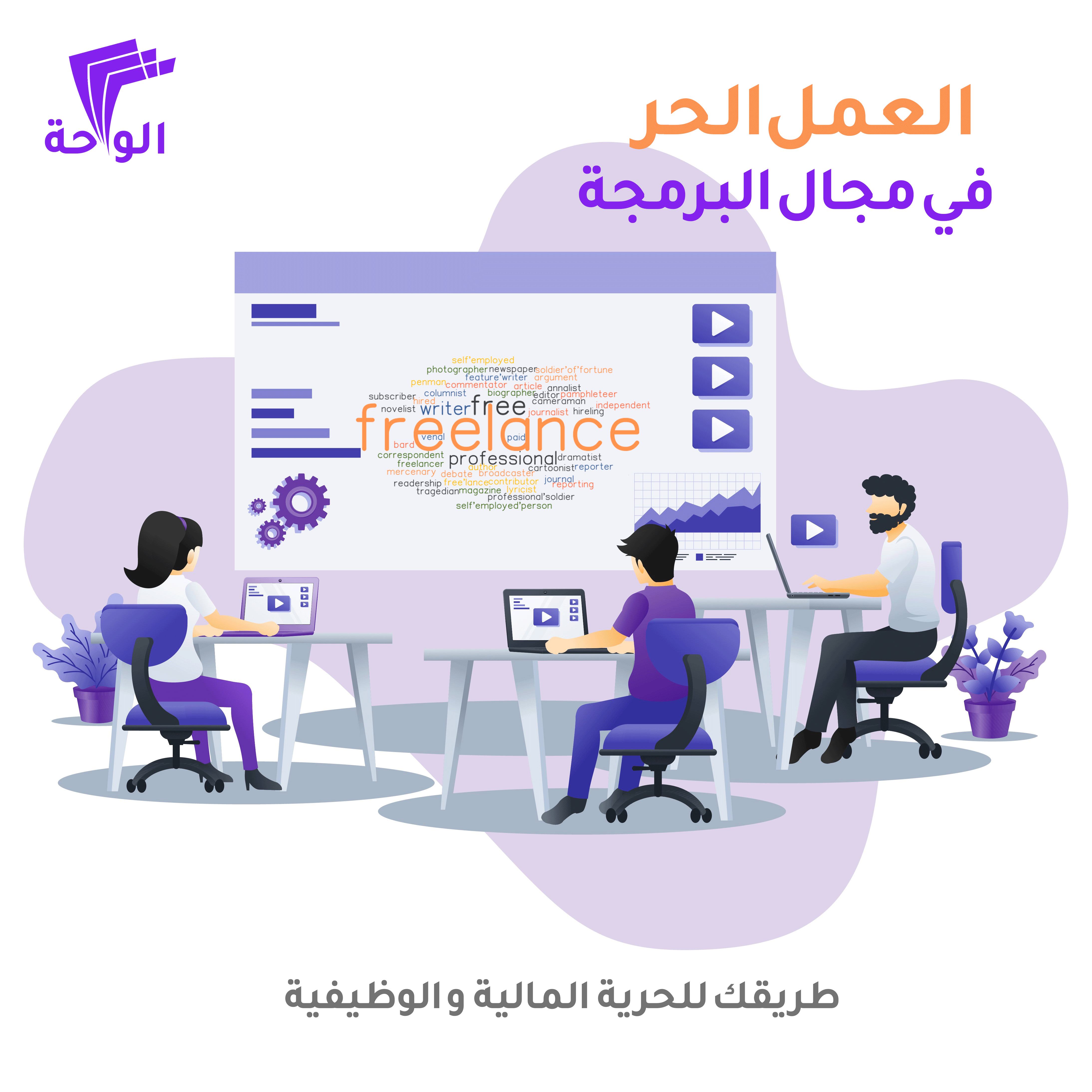 دورة العمل الحر في مجال البرمجة عبر الانترنت — تكنولوجيا المعلومات